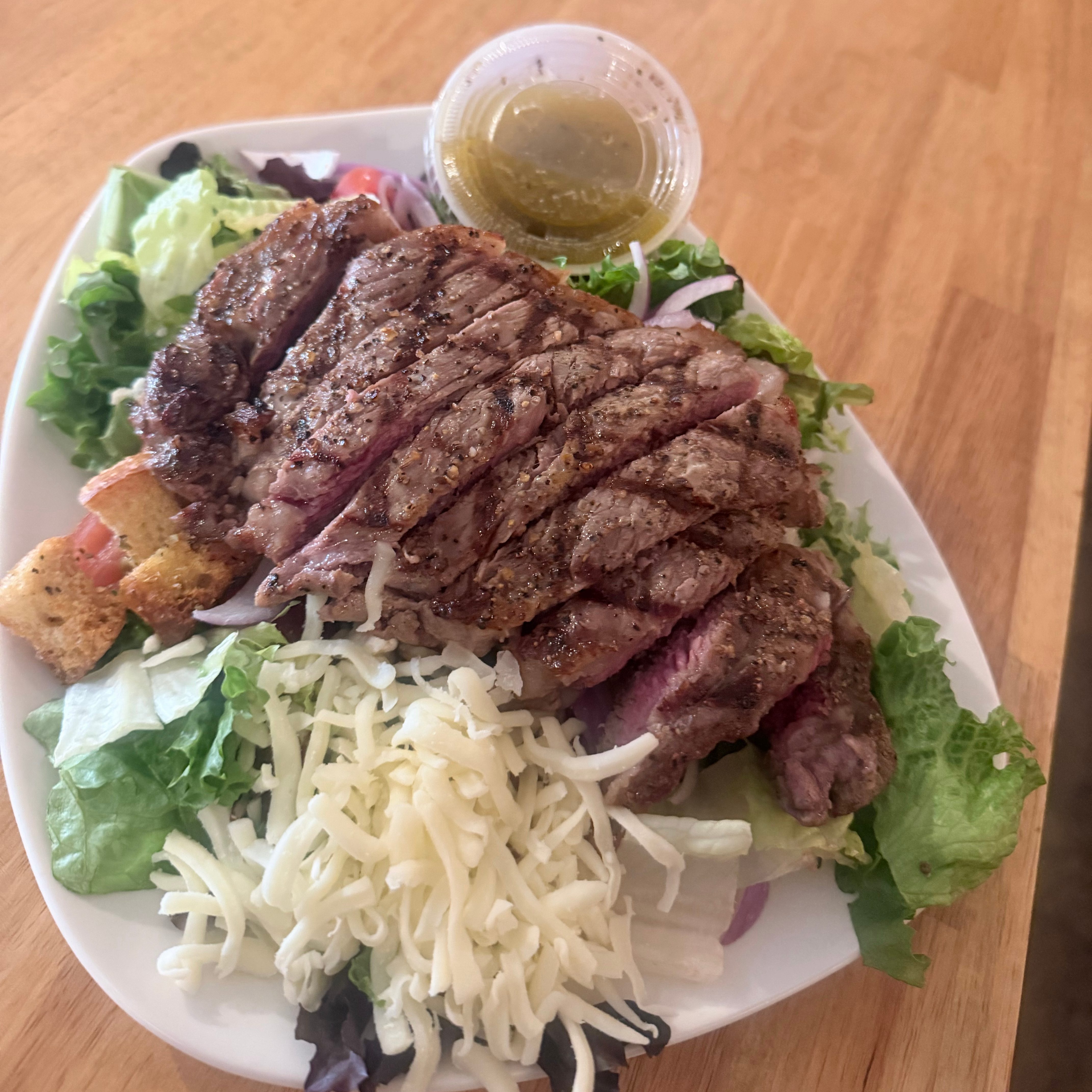 New York Strip Steak Salad.