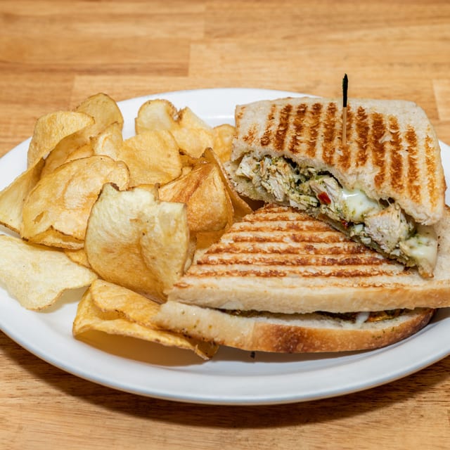 Pesto Chicken Panini.