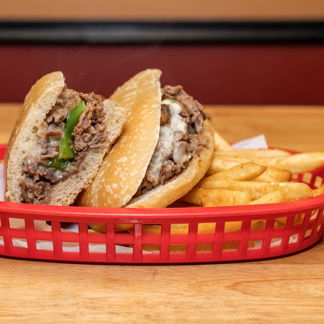 Cheesesteaks.
