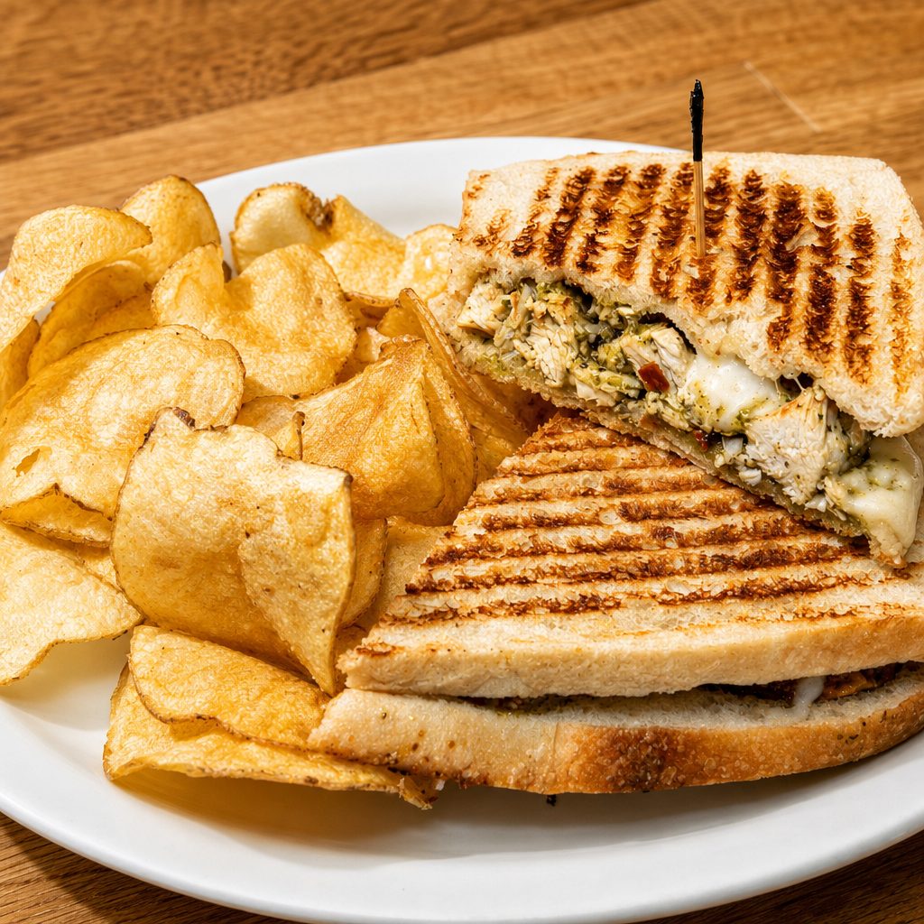 Pesto Chicken Panini.